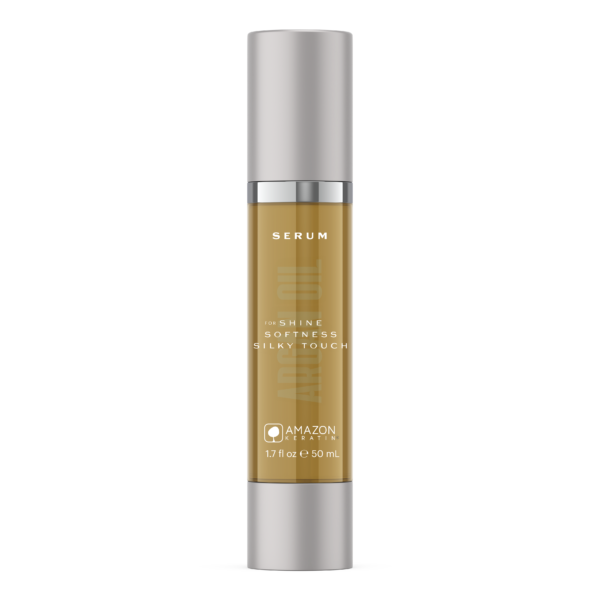 Botella del Serum de Aceite de Argan de Amazon Keratin, serum para la hidratar, proteger y devolver la vitalidad a todo tipo de cabellos, 50 ml.