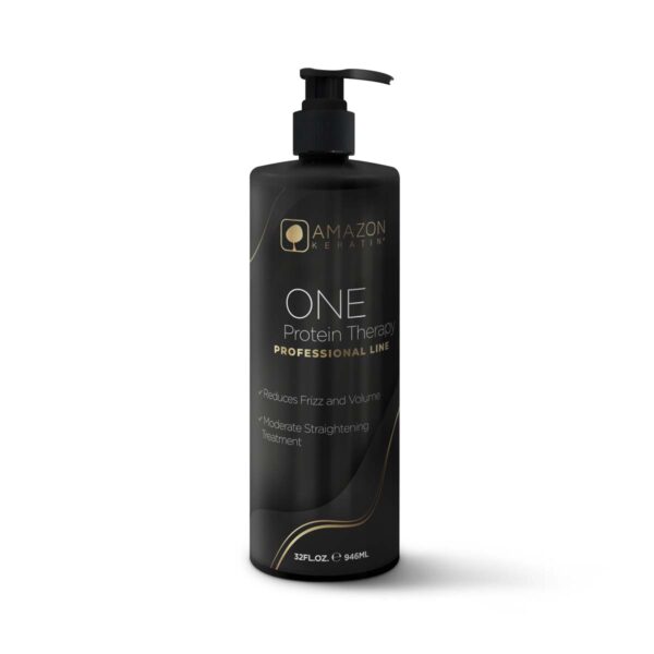 Tratamiento ONE proteína en formato de 946 ml para reparar el cabello dañado y aportar más brillo. Es apto para todo tipo de cabellos.